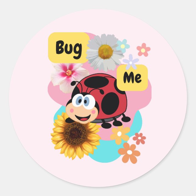 Adesivo Inseto-me: Ladybug (Frente)