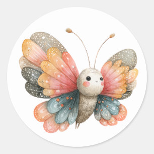 Adesivo Insetos de Aquarela da Ilustração da Borboleta de 