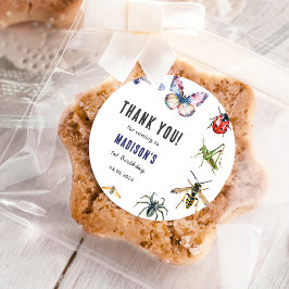 Adesivo Insetos e Insetos Festa de aniversário de Vintage