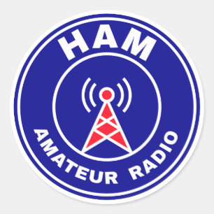Adesivo Insígnia de Antena de Operador de Rádio Amador HAM