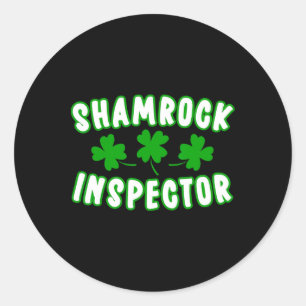 Adesivo Inspetor Shamrock Dia de São Patrício 1