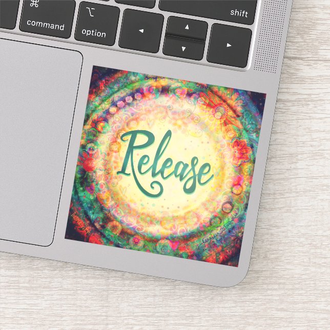 Adesivo Inspiração Floral bonito Boho Inspirividade de Lib (Detalhe)