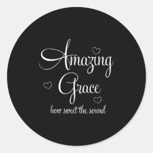 Adesivo Inspiração, maravilhosa Graça. Faith Tee