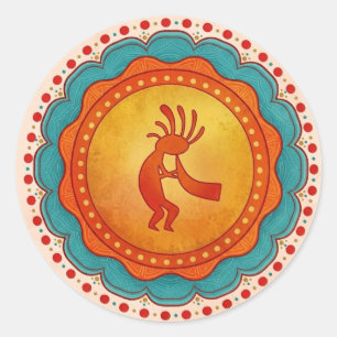 Adesivo Inspirado no Kokopelli Sudoeste 