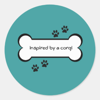 Adesivo Inspirado por um córgi
