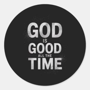 Adesivo Inspirador Deus É Bom O Tempo Todo Dizendo Fé
