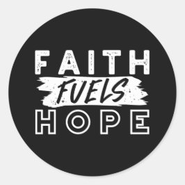 Adesivo Inspirational Faith Quote – Faith Fuels Hope