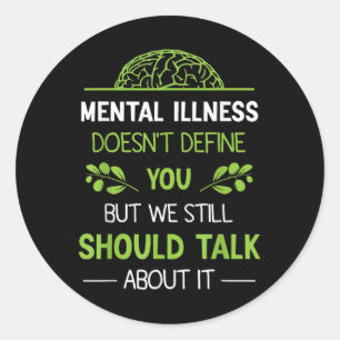 Adesivo Inspirational Gift Depression Mental Health Awaren