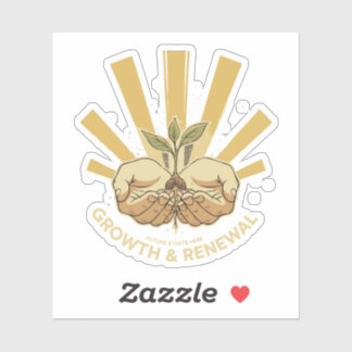 Adesivo Inspirational Growth & Renewal | Vintage Nurturing