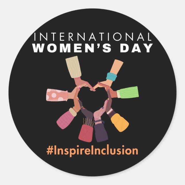 Adesivo Inspire Inclusion International Women Day (Frente)