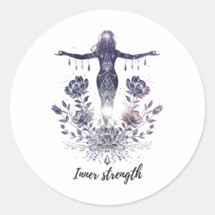 Adesivo Inspire Serenidade - Arte de Yoga e Mindfulness An