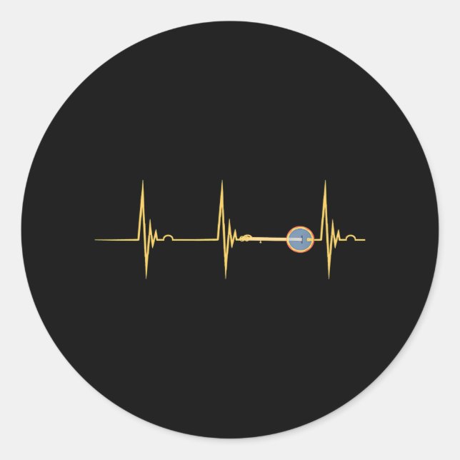 Adesivo Instrumento de Banjo para Música Nacional Bluegras (Frente)