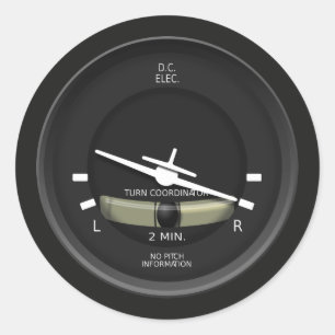 Adesivo Instrumento do coordenador da volta dos aviões