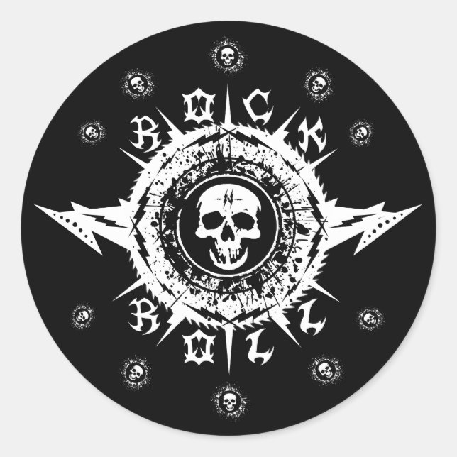 Adesivo Instrumento Guitarrista Musical Case Rock Banda Le (Frente)