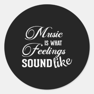 Adesivo Instrumento Musical Ideia de Presente Sonoro Music