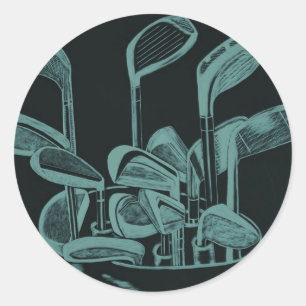 Adesivo Instrumentos do golfe