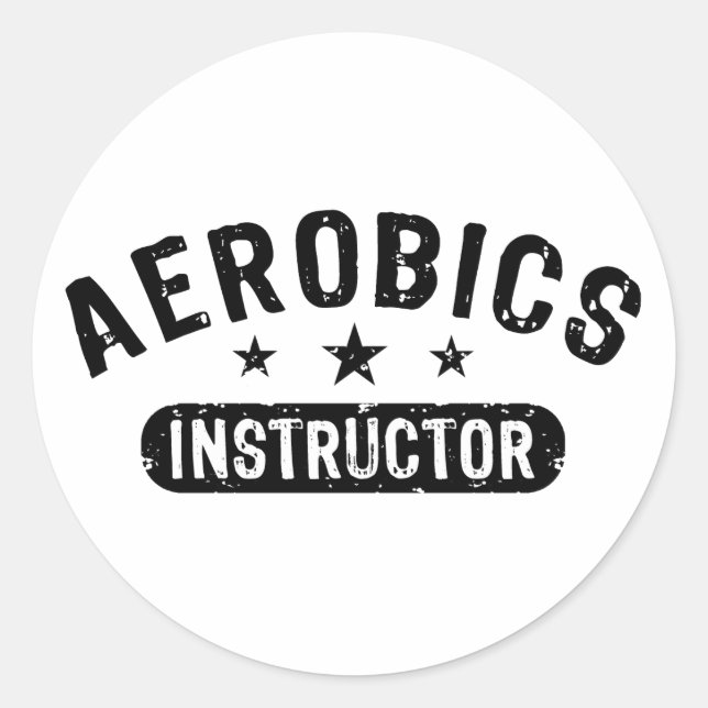 Adesivo Instrutor de Aeróbios (Frente)