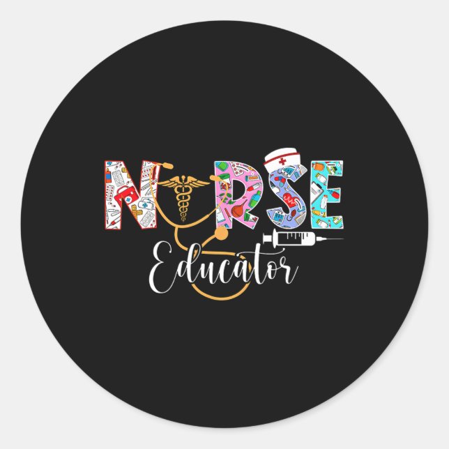 Adesivo Instrutor de Enfermeiro Stethosco (Frente)