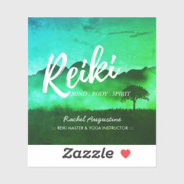 Adesivo Instrutor de Mediação de Yoga Mestre de Salónica N