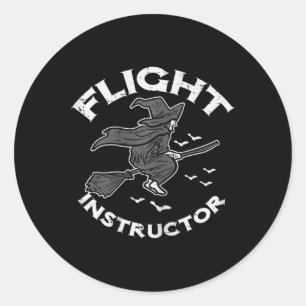 Adesivo Instrutor de voo do Halloween Witny Funny Costume