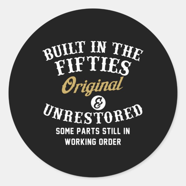 Adesivo Integrado No Anos 50 Original Não Restaurado Algum (Frente)