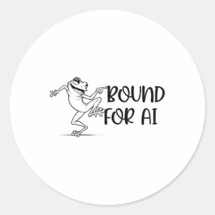 Adesivo Inteligência Artificial De Ai Sapo De Dança Feliz