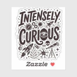 Adesivo Intensely Curious