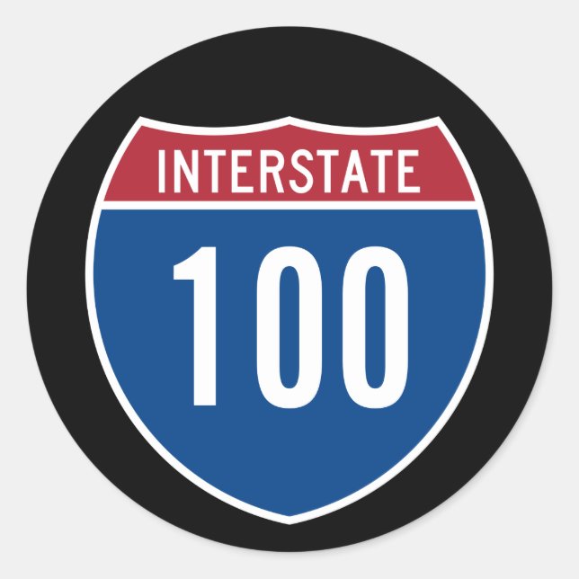 Adesivo Interestadual 100 (Frente)