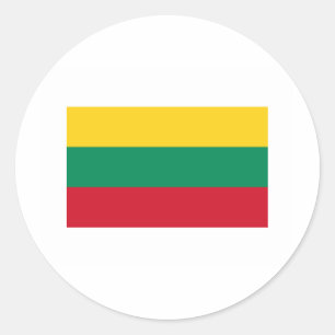 Adesivo International da BANDEIRA de Lithuania