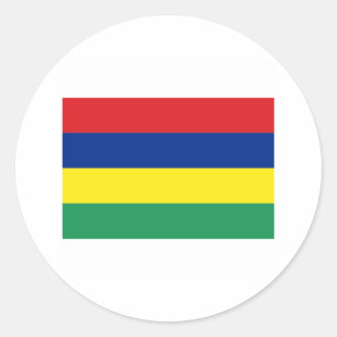 Adesivo International da BANDEIRA de Maurícia