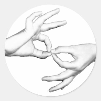 Adesivo Intérprete ASL