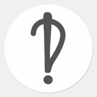Adesivo Interrobang