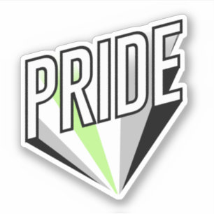 Adesivo Interrupção do Orgulho do Agender