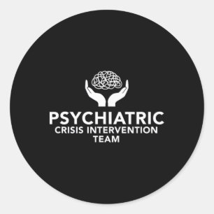 Adesivo Intervenção em Crise de Saúde Mental e Comportamen
