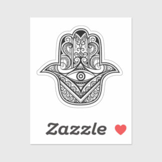 Adesivo Intricate Hamsa Hand Evil Eye Vinyl Sticker