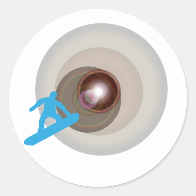 Adesivo introduzir snowboard (Frente)