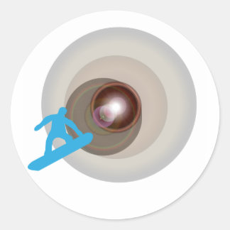 Adesivo introduzir snowboard