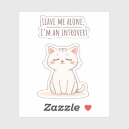 Adesivo Introvert Cat