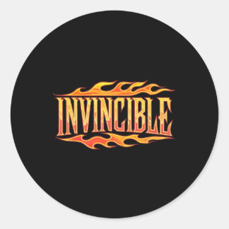 Adesivo Invencível Chamas Motivacionais Gym Fireman Firefi