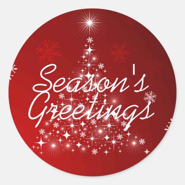 Adesivo Inverno Brilho: Saudações de Época (Frente)