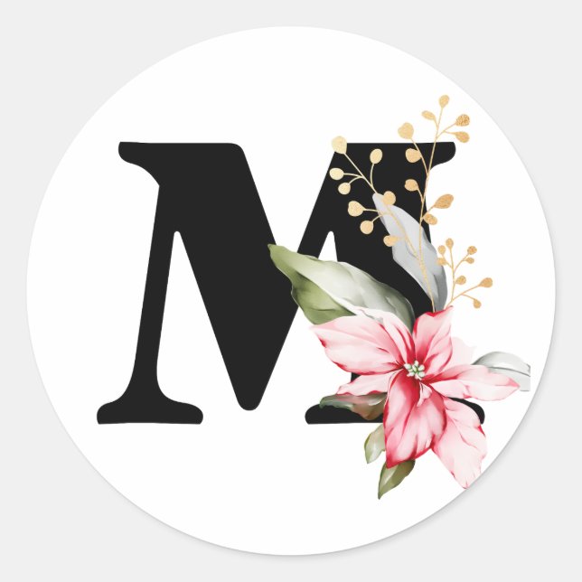 Adesivo inverno MONOGRAM alfabeto cirílico búlgaro  Classe (Frente)