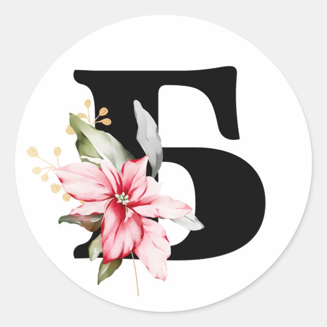 Adesivo inverno MONOGRAM alfabeto cirílico búlgaro Classe (Frente)