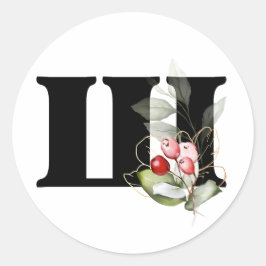 Adesivo inverno MONOGRAM alfabeto cirílico búlgaro  Classe