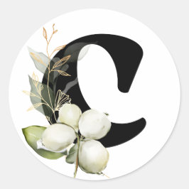 Adesivo inverno MONOGRAM alfabeto cirílico búlgaro  Classe