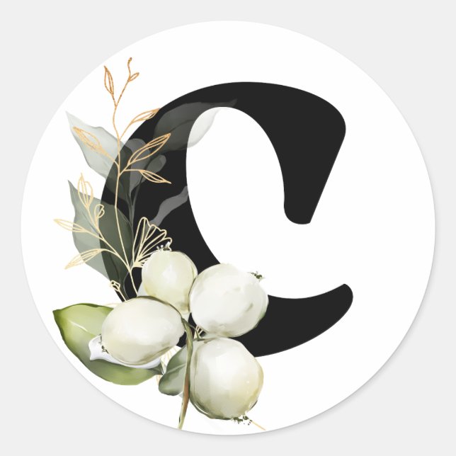 Adesivo inverno MONOGRAM alfabeto cirílico búlgaro  Classe (Frente)