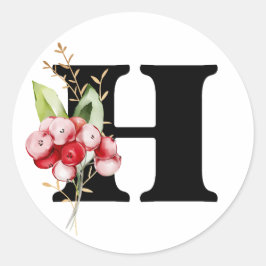 Adesivo inverno MONOGRAM alfabeto cirílico búlgaro Classe