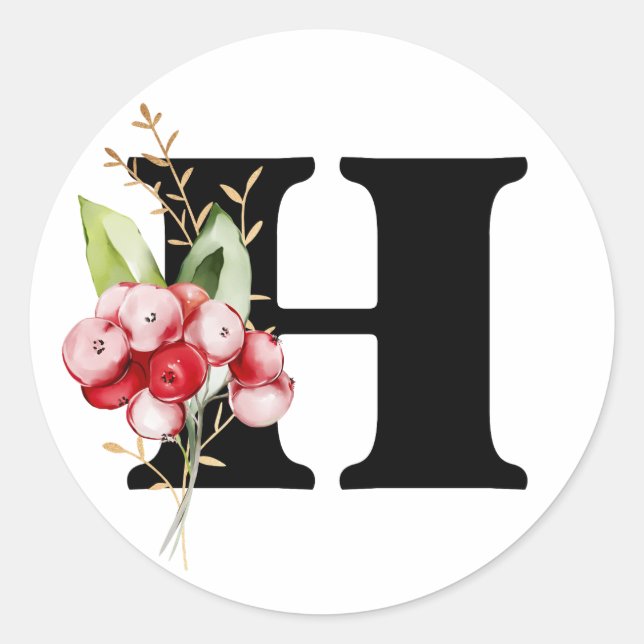 Adesivo inverno MONOGRAM alfabeto cirílico búlgaro Classe (Frente)