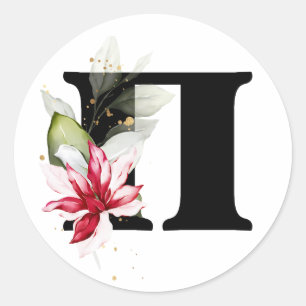 Adesivo inverno MONOGRAM alfabeto cirílico búlgaro  Classe