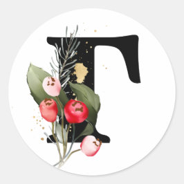 Adesivo inverno MONOGRAM alfabeto cirílico búlgaro Classe