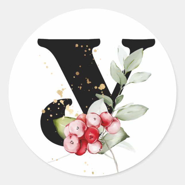 Adesivo inverno MONOGRAMA alfabeto cirílico búlgaro  Class (Frente)